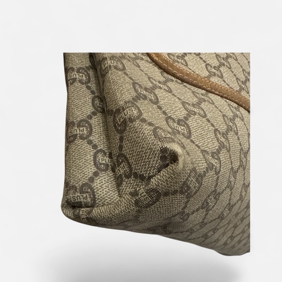 Gucci Plus Collection Beige and Brown Monogram Tote - Picture 5 of 7